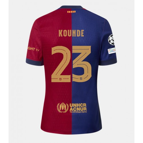 Dres Barcelona Jules Kounde #23 Domaci 2024-25 Kratak Rukav